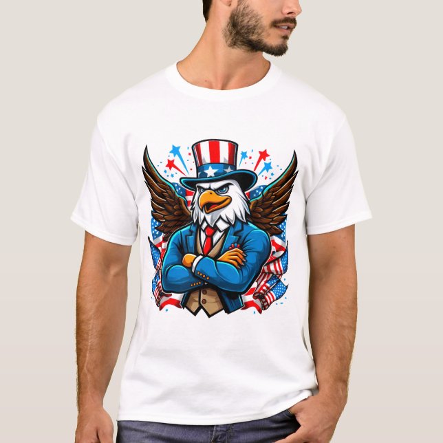 Camiseta Happy 4 JULY T-shirt (Frente)