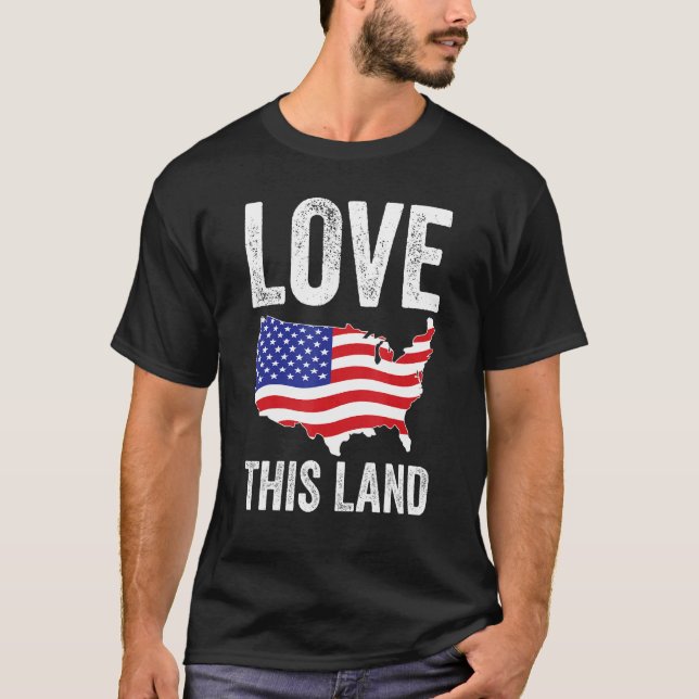 Camiseta Happy 4th Of July US Flag Patriotic American 1 (Frente)