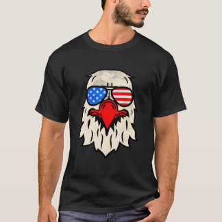 Camiseta Happy 4Th Of July Us Flag Sunglasses American Patr