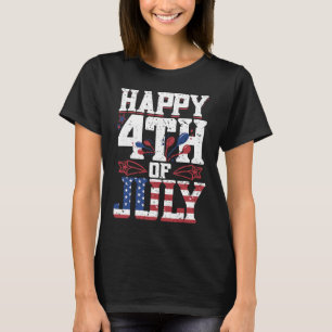 Camiseta Happy 4th Of July USA 4th Of July American Flag