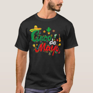 Camiseta Happy 5 De Mayo Cinco De Mayo Viva Meico 5 De Mayo