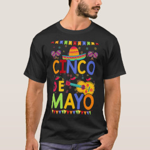 Camiseta Happy 5 De Mayo Cinco De Mayo Viva México 5 De Mai