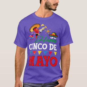 Camiseta Happy 5 De Mayo Cinco De Mayo Viva México 5 De Mai