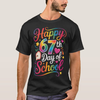 Camiseta Happy 67 Days Of School Six Seven Meme 100Th Day O