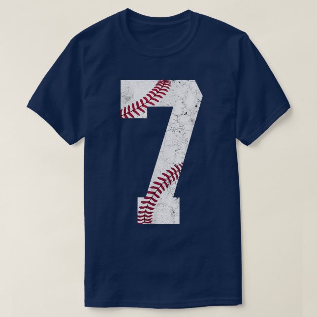 Camiseta Happy 7th Birthday Gift Baseball Kids 7 2015 Seven (Frente do Design)