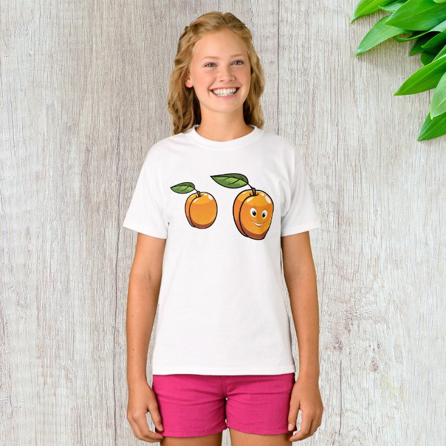Camiseta Happy Apricot Girls T Shirt (Criador carregado)