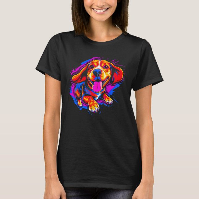 Camiseta Happy Beagle Dog (Frente)
