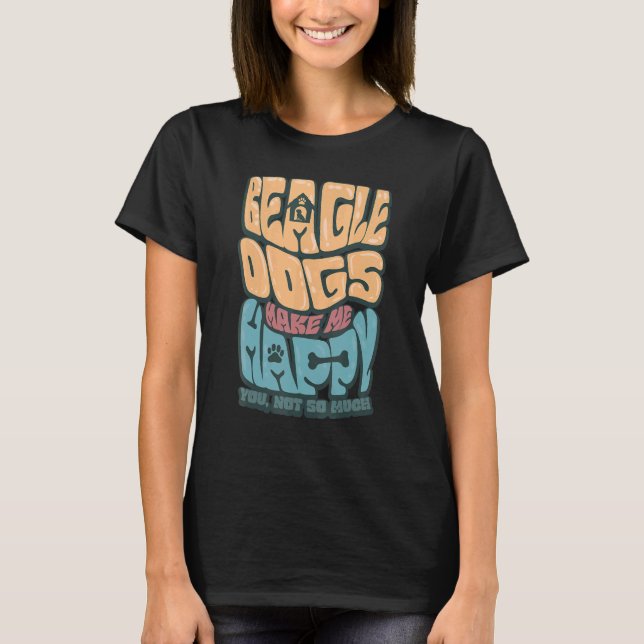 Camiseta Happy Beagle Dog Owner (Frente)