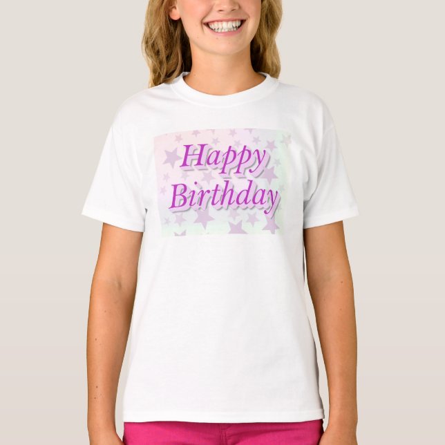 Camiseta Happy Birthday!! (Frente)