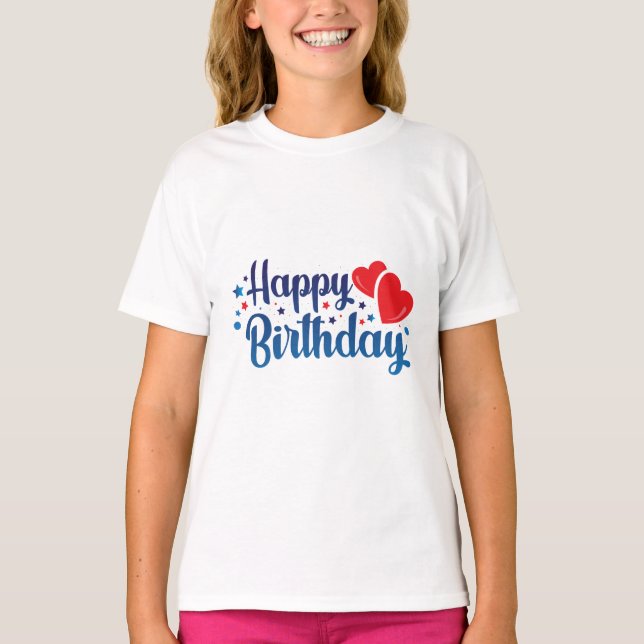 Camiseta happy birthday (Frente)