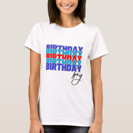 Camiseta Happy birthday girls. Special day to celebrate!