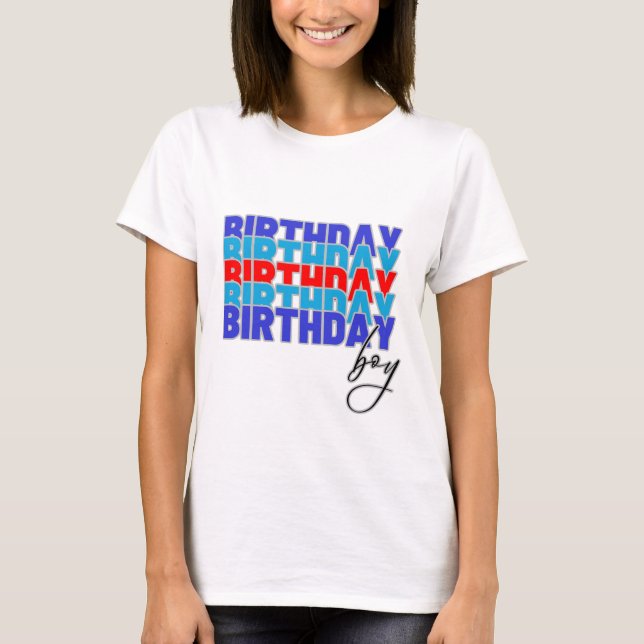 Camiseta Happy birthday girls. Special day to celebrate! (Frente)