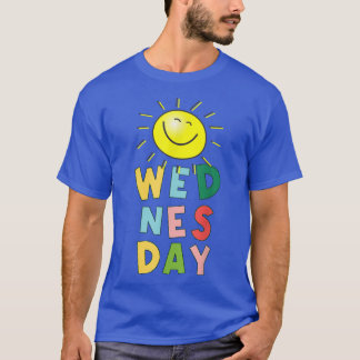 Camiseta Happy Bright Sunny Quarta-Feira, T-Shirt
