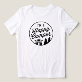 Camiseta Happy Camper - Corte Feminino
