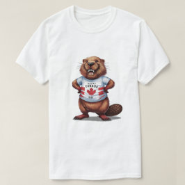 Camiseta Happy Canada Day Beaver