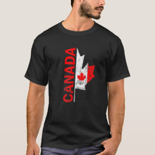 Camiseta Happy Canada Day Canadian Flag Reindeer Patriotic 
