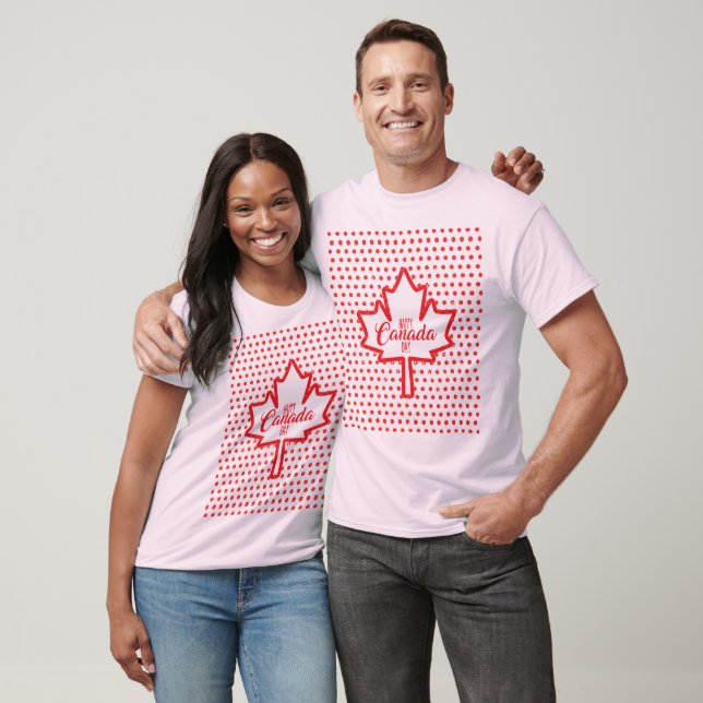 Camiseta Happy Canada Day Maple Leaf Graphic Tee (Unissex)