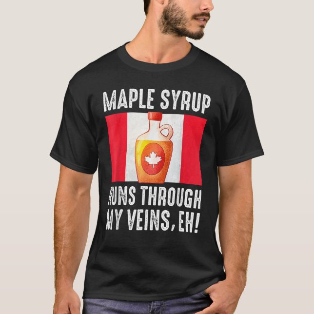 Camiseta Happy Canada Day Maple Syrup Maple Tree Tapping Me (Frente)