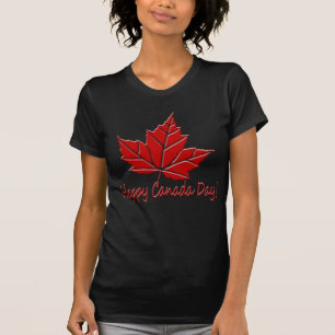 Camiseta Happy Canada Day T-shirt no Canadá Souvenir T-shir