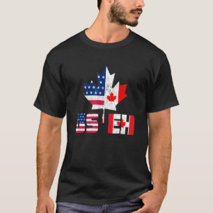 Camiseta Happy Canada Day Uh American Eh American Canadian