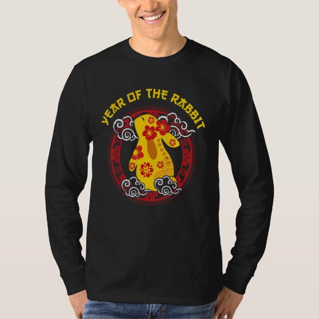 Camiseta Happy Chinese New Year 2023  Year Of The Rabbit (Frente)
