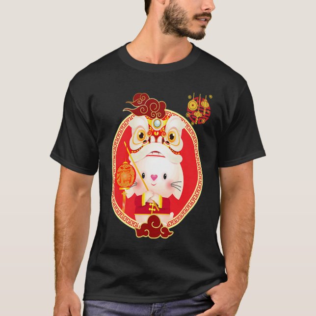 Camiseta Happy Chinese new year 2023 year of the rabbit zod (Frente)