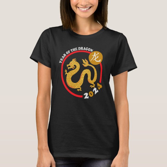 Camiseta Happy Chinese New Year 2024 Year of the Dragon Zod (Frente)