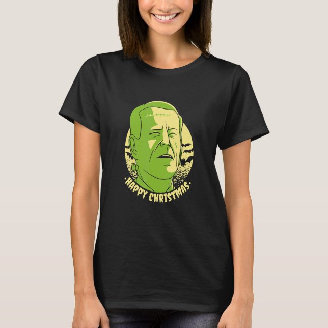 Camiseta Happy Christmas Frankenstein (Frente)