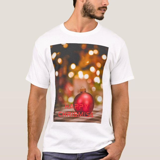 Camiseta Happy christmiss t shirt (Frente)