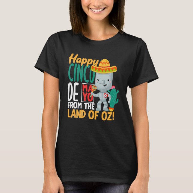 Camiseta Happy Cinco de Mayo from down under (Frente)