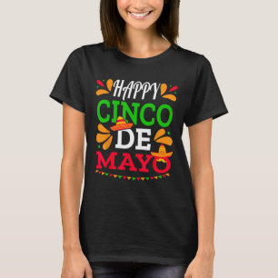 Camiseta Happy Cinco De Mayo Mexicano Fiesta 5 De Mayo Men