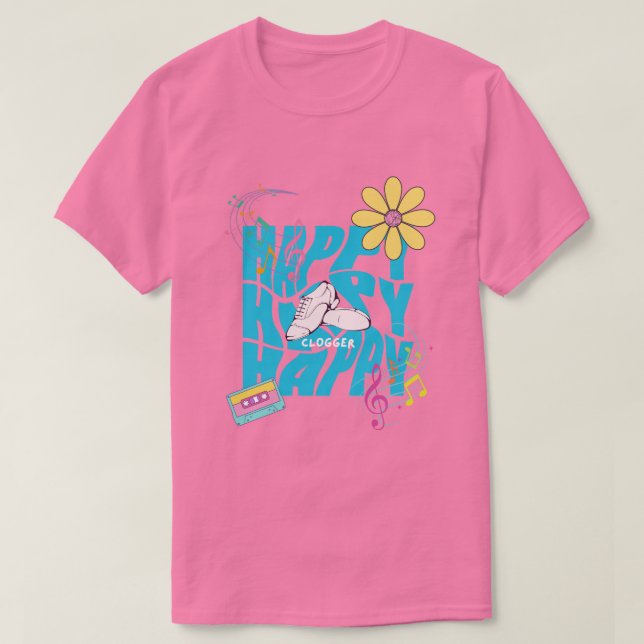Camiseta Happy Clogger T-Shirt (Frente do Design)