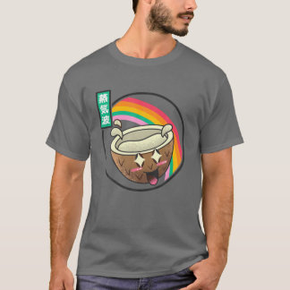 Camiseta Happy Coconut Digital Japan Style 80S Otaku Vaporw