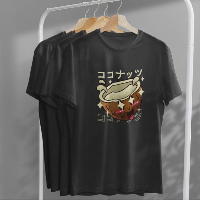 Camiseta Happy Coconut Kawaii (Criador carregado)