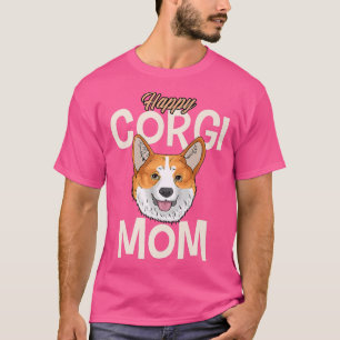 Camiseta Happy Corgi Mom822
