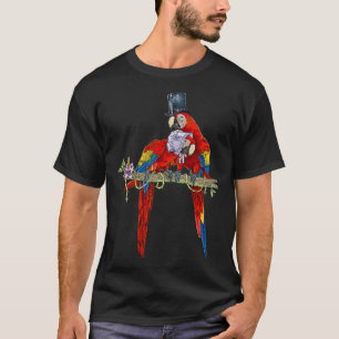 Camiseta Happy couple in love-Macaws-Parrots-Bird-Animal