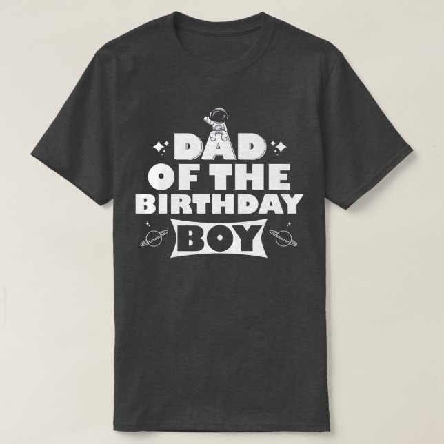 Camiseta Happy Dad On Kids Birthday  (Frente do Design)