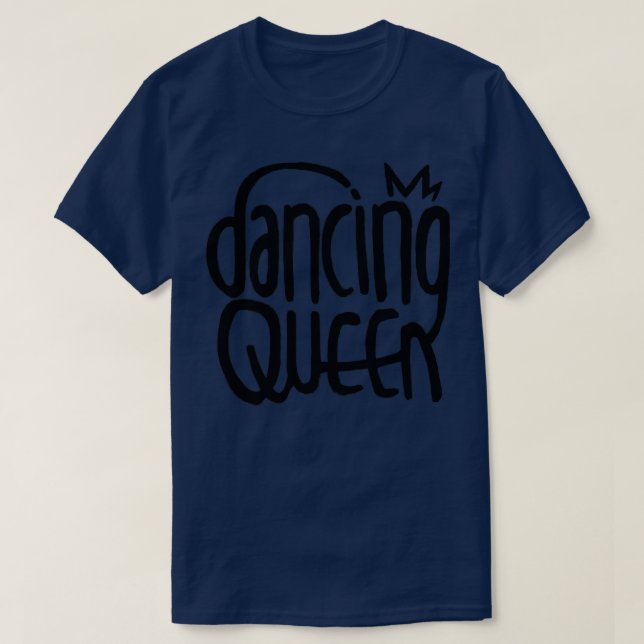 Camiseta Happy Dancer Dançando Rainha (Frente do Design)