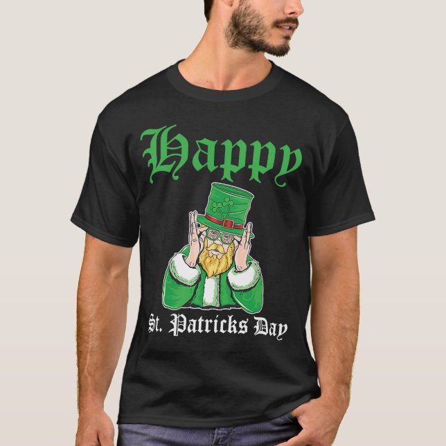 Camiseta Happy Dia de São Patrício Irish C (Frente)