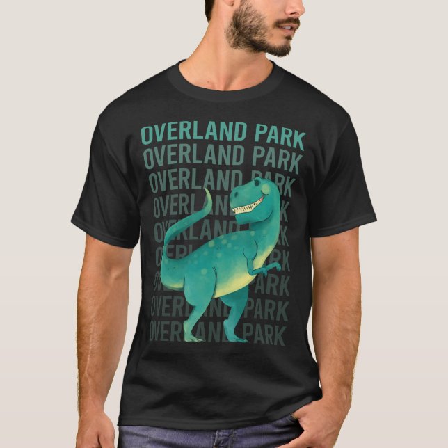Camiseta Happy Dinosaur Overland Park (Frente)