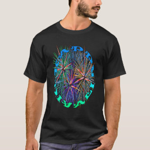 Camiseta Happy Diwali Ilumina O Mundo Com Blu Fireworks