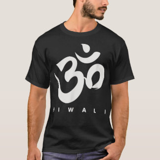 Camiseta Happy Diwali OM Hindu Festival Das Luzes Dotado