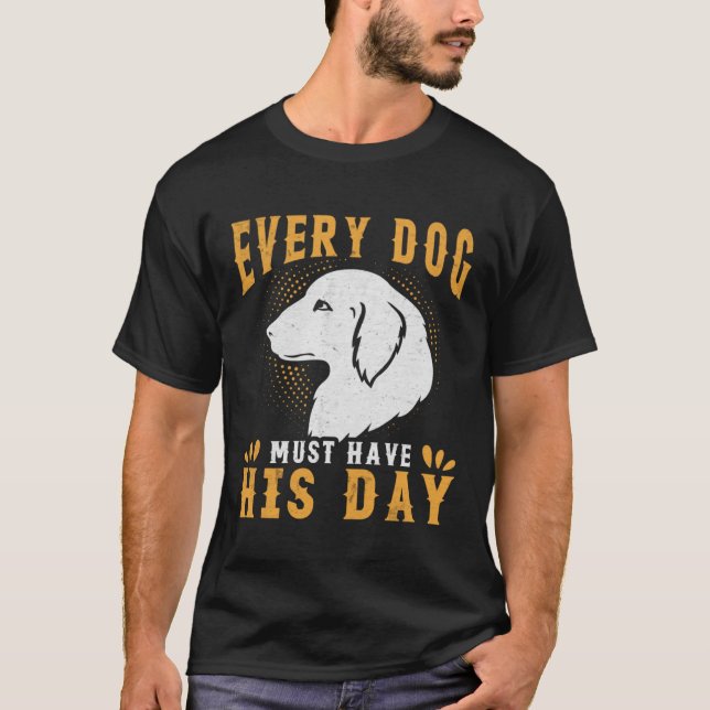 Camiseta happy dog holder dog  women men  quote  5 (Frente)
