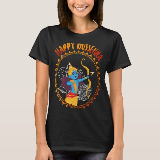 Camiseta Happy Dussehra Indian Holiday Vijayadashami Dasara (Frente)
