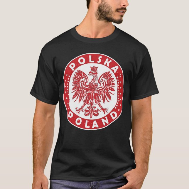 Camiseta Happy Dyngus Day Polska Polônia Eagle Vintage (Frente)
