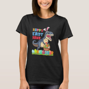 Camiseta Happy East Rawr Bunny rex Dinosaur Easter Egg Cost