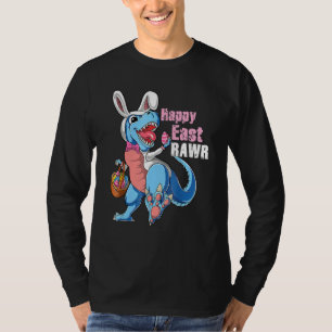 Camiseta Happy East Rawr Bunny T rex Dinosaur Easter Cos