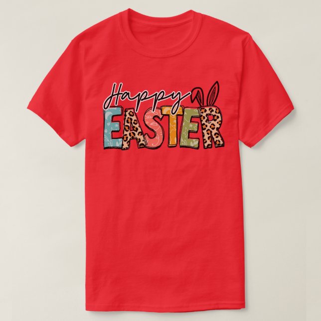 Camiseta Happy Easter Bunnies  (Frente do Design)