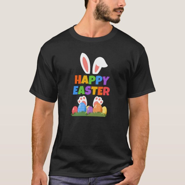 Camiseta Happy Easter Bunny  (Frente)