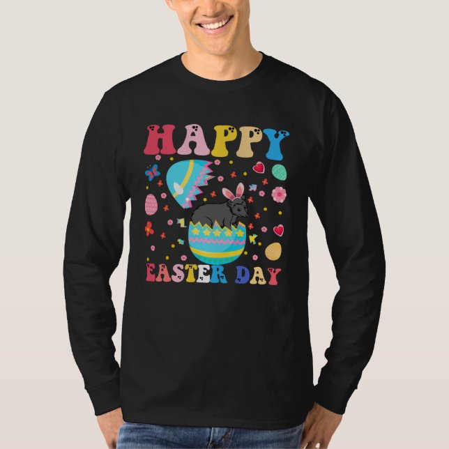 Camiseta Happy Easter Bunny Possum  Easter Day Groovy (Frente)